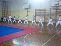Trening u osnovnoj školi Miroslav Antić 